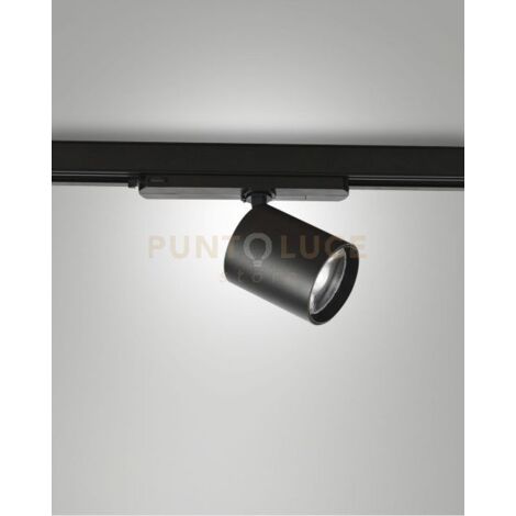 RENOIR PROIETTORE BINARIO 3000K 2990LM 28W NERO ORIENTABILE 52° CRI90 ON/OFF