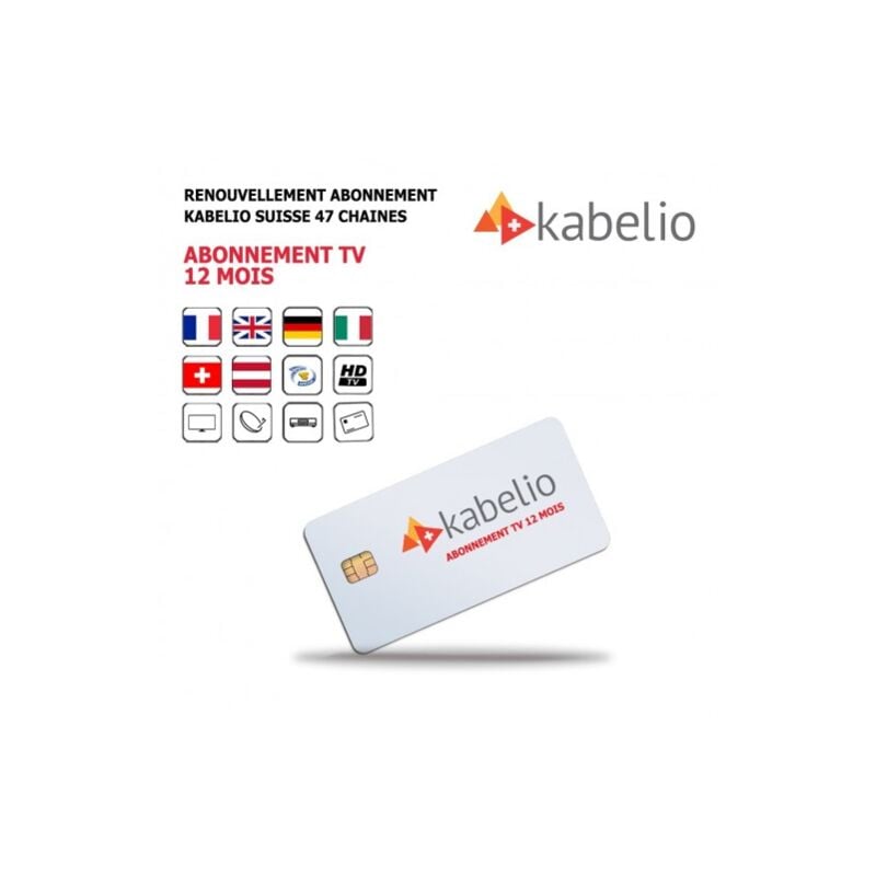 ME - Renouvelle nt Abonne nt Tv 12 Mois bouquet Suisse 47 chaînes Européennes Françaises Allemandes Italiennes Anglaises