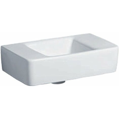 RENOVA PLAN lavabo 400x250mm senza foro rubinetto senza troppopieno we