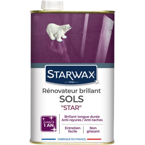 Rénovateur Brillant Star pour sols intérieurs 1L STARWAX