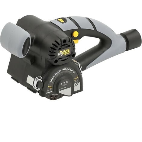 Rénovateur compact 420W brosse a lamelles abrasives Ø80mm