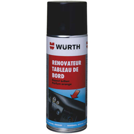 Rénovateur de plastique pour tableau de bord de voiture - 400ml - Parfum Orange