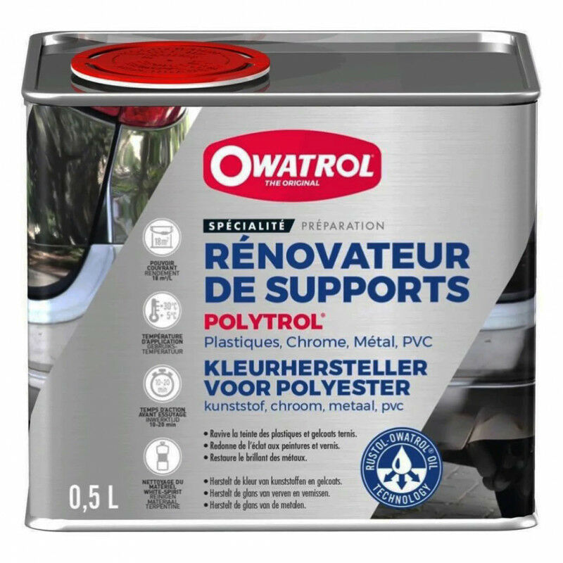 Owatrol - Rénovateur de supports Plastiques, Chrome, Métal, pvc polytrol 1 litre
