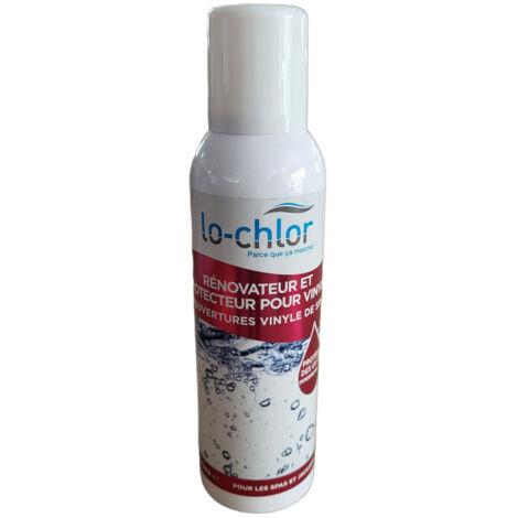 Rénovateur et protecteur vinyle 200 ml – Protection contre humidité et soleil – Barrière anti-moisissures – Entretien couverture spa – Lo-Chlor