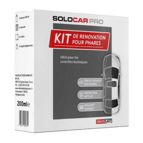 Rénovation phares SOLOCAR Pro - 200ml