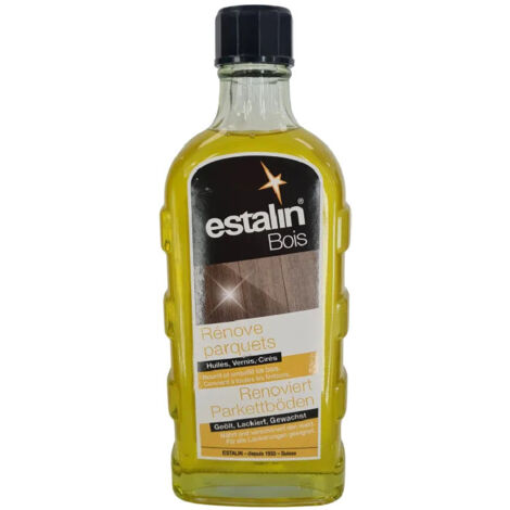 Rénove parquet, nourrit et embellit le bois, flacon de 250ml.