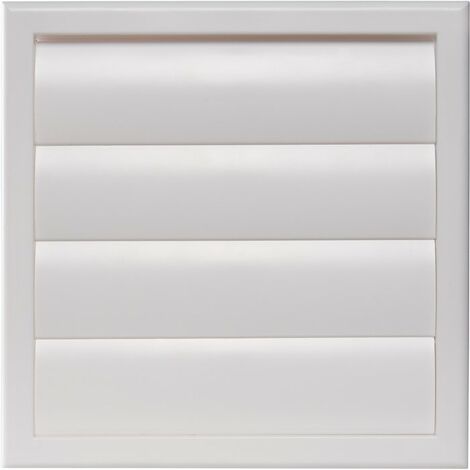Renson – Grille aération VMC carrée 190x190mm – Plastique blanc – Compatible systèmes ventilation standard – Installation facile