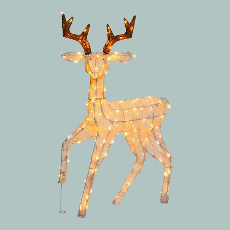 Rentier 3D H85cm 160 LED Weihnachtsbeleuchtung der LHC-Serie
