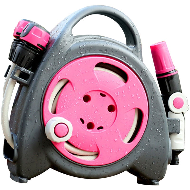 Rentuage rétractable du tuyau de jardin 37,7 pieds rouleaux d'eau portables pour l'extérieur avec une buse de pulvérisateur 3 en 1 verrouillage de