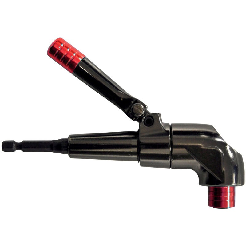 Tivoly • Renvoi d'angle 90°, avec poignée de maintien ajustable à 360°, hexa 6,35mm, haute qualité