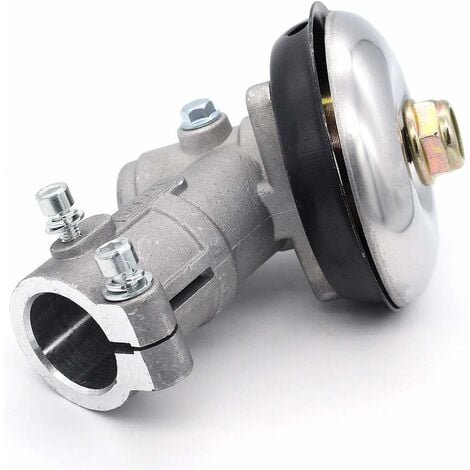 MEMKEY Renvoi d'angle Debroussailleuse 26mm, Tête d'engrenage Debroussailleuse Universelle Boîte de Vitesse de Tondeuse à Gazon pour Coupe Herbe/Tronconneuse (26mm, Rond de 9 Dents)