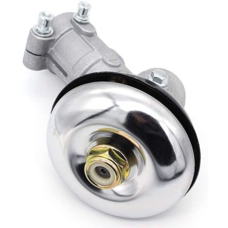 Renvoi d'angle Debroussailleuse 26mm, Tête d'engrenage Debroussailleuse Universelle Boîte de Vitesse de Tondeuse à Gazon pour Coupe Herbe/Tronconneuse,26mm, Rond de 9 Dents, 1Pcs