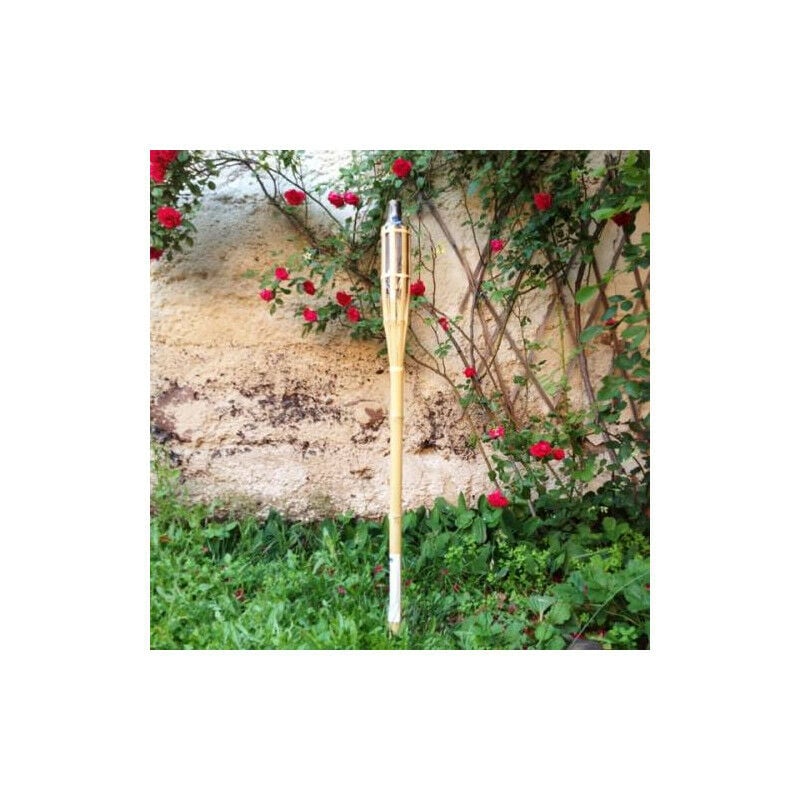 Lebeurre - Torche à huile en bambou 120 cm