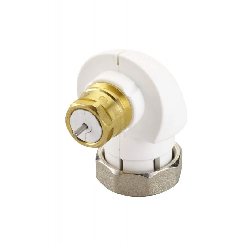 Renvoi d'angle pour tête thermostatique Danfoss de robinet en M30x1.5.