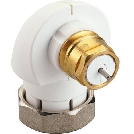Renvoi d'angle pour tête thermostatique Danfoss de robinet en M30x1.5.