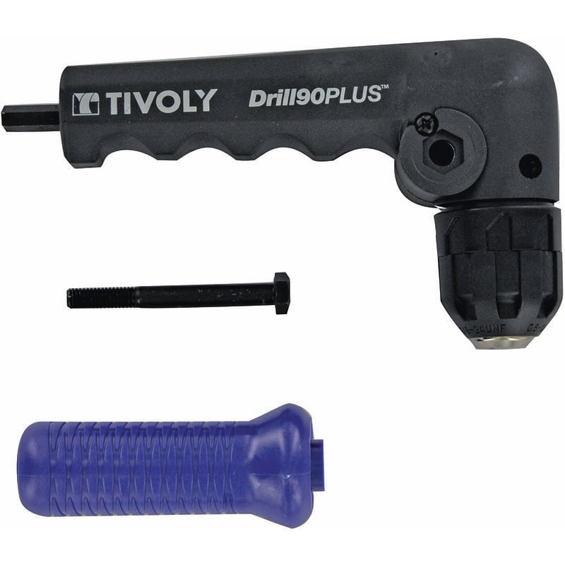Tivoly - Mandrin renvoi d'angle universel pour percer et visser à 90°