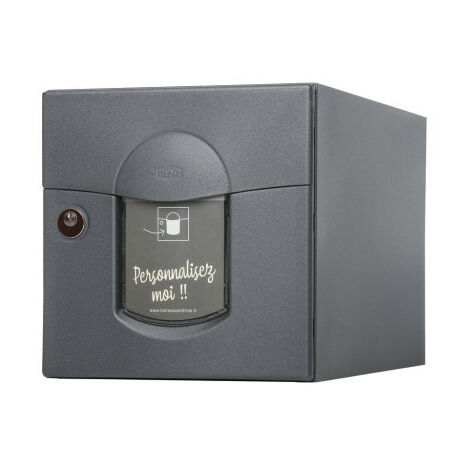 Renz – Boîte aux lettres double face SOLEA – Acier revêtu anti-corrosion 15 ans – Dimensions 285 x 285 x 415 mm – Serrure agréée La Poste