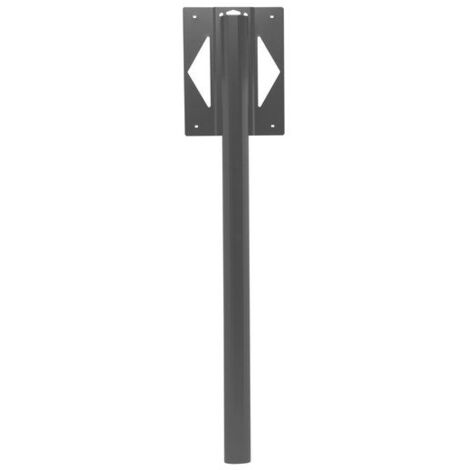 Renz – Pied de boîte aux lettres en aluminium H.116 cm – Finition mat – Couleur gris anthracite – Garantie anticorrosion 7 ans