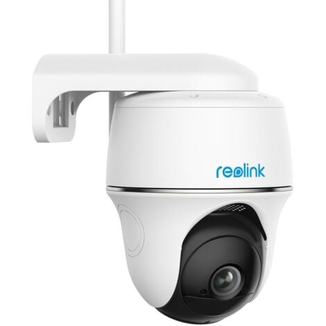 Reolink 2K 4MP PTZ Überwachungskamera Aussen Akku, Smarte Erkennung, 355°/140° Schwenkbar, 2,4GHz&5GHz WLAN, IR-Nachtsicht, 2-Wege Audio, Arbeitet mit Alexa/Google Assistant/Cloud, Argus PT Pro