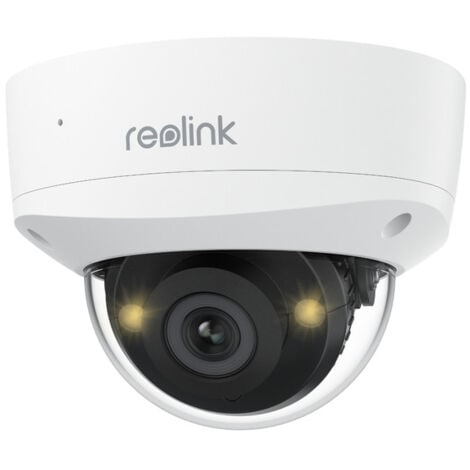 Reolink 2K+ 5MP Caméra Surveillance Extérieure PoE, Anti-Vandalisme IK10, Vision Nocturne Couleur avec Projecteur, Audio Bidirectionnel, Détection Personne/Véhicule/Animaux, RLC-540A