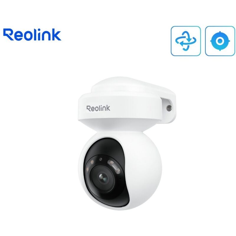Reolink - PoE 4K Camera de Surveillance Extérieure PoE, 355°Pan & 50°Tilt, Suivi Auto, Détection Personnes, Enregistrement 24/7, Vision Nocturne