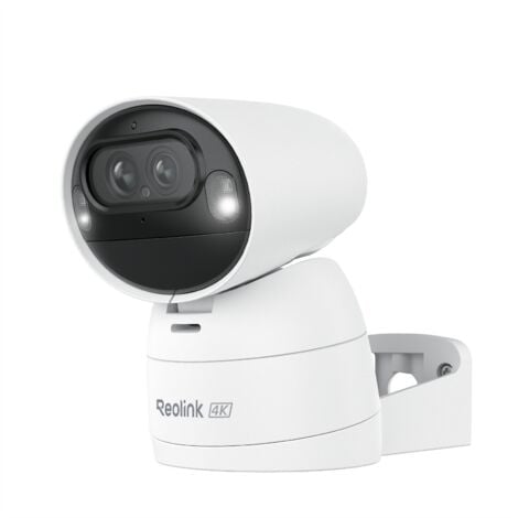 Reolink 4K 8MP Camera Surveillance Exterieure 2.4/5 Ghz WiFi, 360° Pan&Tilt, Détection Personne/Véhicule/Animal, Suivi Auto, Vision Nocturne en Couleur