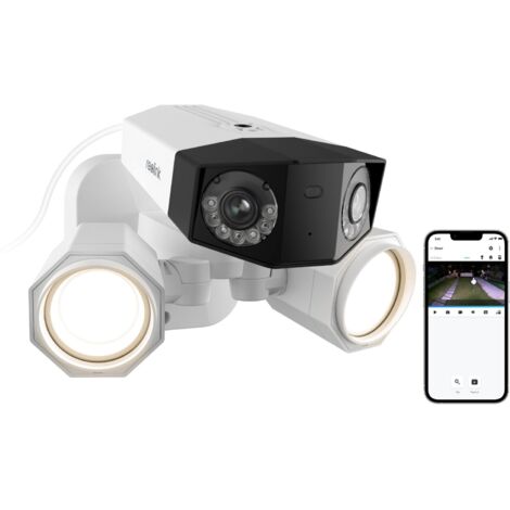 Reolink 4K 8MP PoE Dual-Überwachungskamera mit Auto Zoom & Tracking, Weitwinkel- & Teleobjektiv, Dual-Ansicht & Tracking
