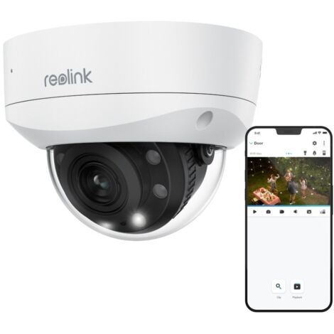 Reolink 4K 8MP PoE Überwachungskamera Outdoor mit 5X optischem Zoom, IK10 Vandal, Farb-Nachtsicht, Intelligente Erkennung, Zwei-Wege-Audio, IP67