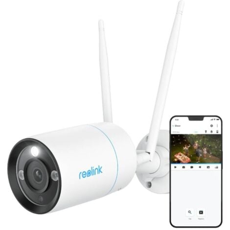 Reolink 4K 8MP WiFi 6 Überwachungskamera Aussen, 2,4/5GHz WLAN, Smart-Erkennung, Farbnachtsicht, IP67 Wasserfest, Zeitraffer