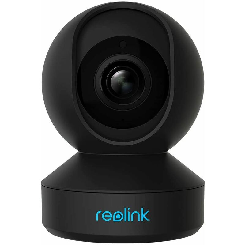 Reolink - Caméra de Sécurité WiFi 2K 4MP, Pan&Tilt pour bébé, Audio Bidirectionnel, Détection de Mouvement, Vision Nocturne ir, E1 Pro Noir