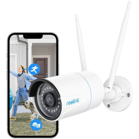 Reolink 5MP 2,4/5GHz WLAN Überwachungskamera Outdoor, IP Kamera Aussen mit Personen-/Fahrzeugerkennung, IP66 Wetterfest, Nachtsicht, Bewegungsmelder, SD-Kartenslot, Zeitraffer