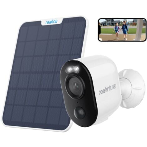 Reolink 8MP Akku 2,4/5GHz WLAN Überwachungskamera Aussen, Farbnachtsicht, KI-Erkennung, Keine Monatsgebühr, Spotlight, +6W Solarpanel