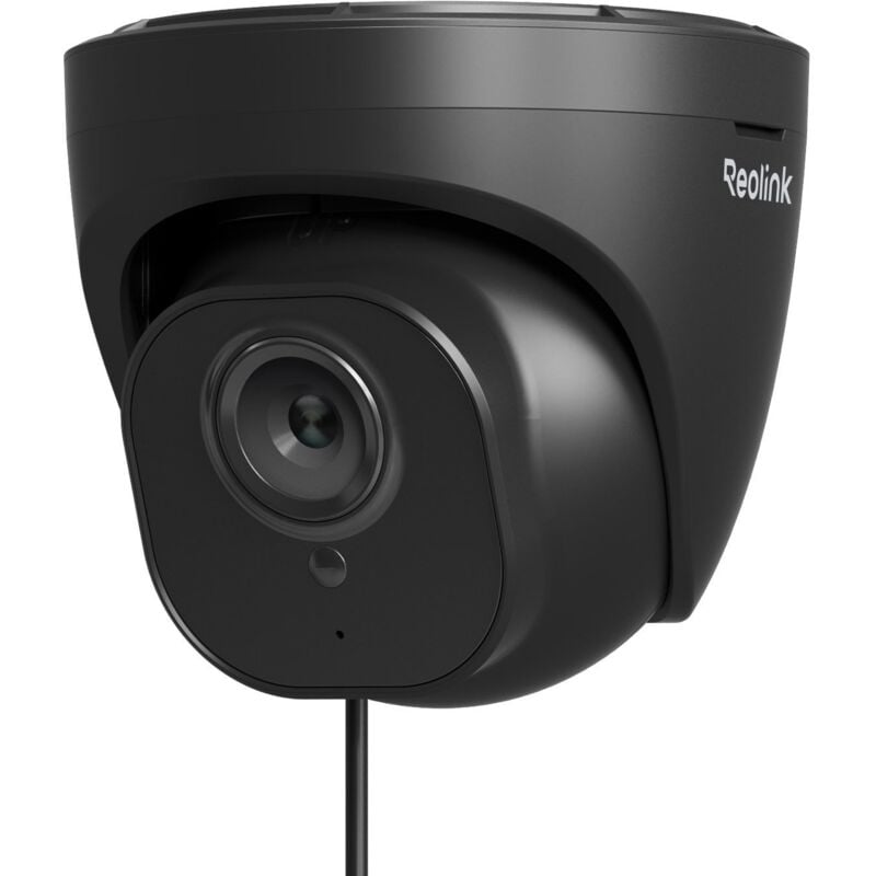 4K 8MP Caméra Surveillance Extérieure PoE Dôme, Détection de Personne/Véhicule, Support Audio, Vision Nocturne ir, Etanche IP66, Time Lapse, Noir