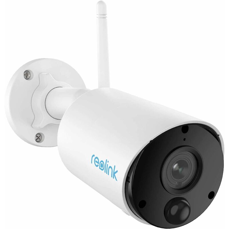 Caméra de Sécurité sur Batterie 1080P WiFi sans fil Audio Bidirectionnel Détection de Mouvement pir, Argus Eco Blanc - Reolink