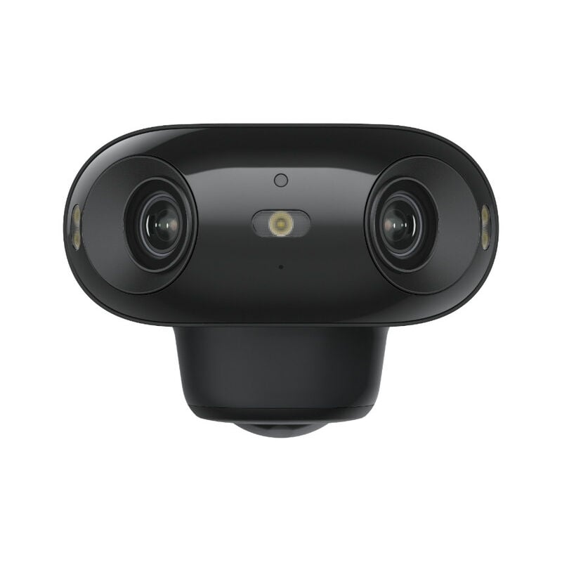 Reolink - Caméra à batterie solaire ColorX vision nocturne, Champ de vision 4K 180°, 2,4 GHz et 5 GHz Wi-Fi 6, super ouverture F1.0, détection ai,