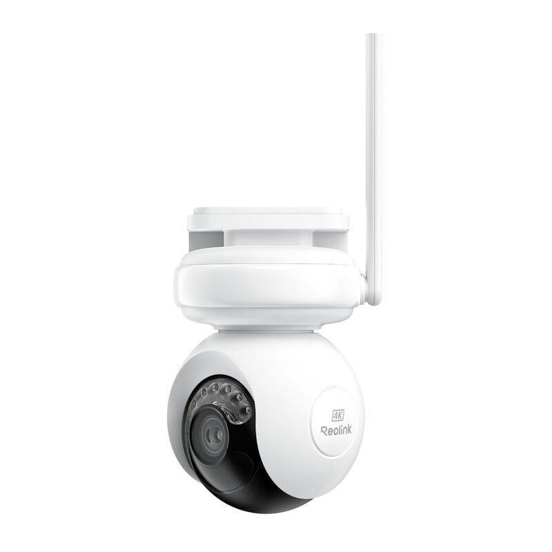 Caméra de sécurité 4K Altas pt Ultra - Panoramique et inclinaison à 360 degrés, Enregistrement continu, Caméra à batterie Wi-Fi 6 avec vision