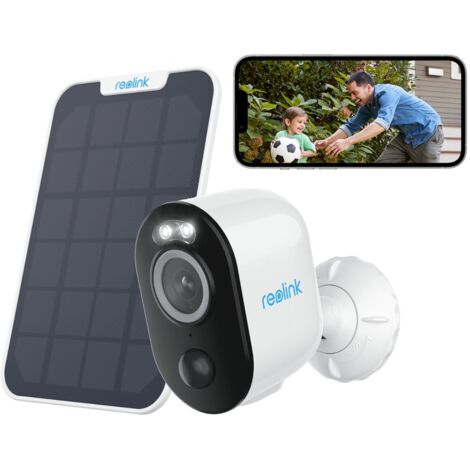 Reolink - Caméra Surveillance WiFi sur Batterie - Argus 3 Pro - 2K 4MP  Caméra Solaire Extérieure sans Fil Détection Personne/Véhicule - Caméra de  surveillance connectée - Rue du Commerce