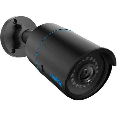 Reolink Caméra de Sécurité PoE 5MP, Détection Personne et Véhicule, Vision Nocturne IR, RLC-510A Noir