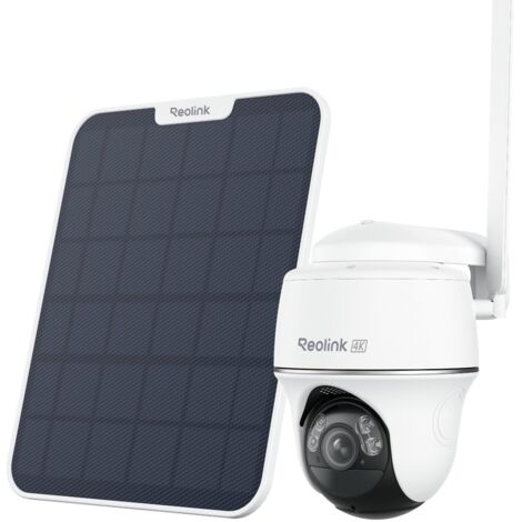 Reolink – Caméra de surveillance 4G LTE sur batterie – Vision nocturne couleur jusqu'à 30m – Angle de rotation 355° et inclinaison 140° – Détection intelligente - SD 32 GO