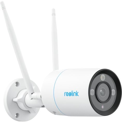 Reolink Caméra de Surveillance 4K 8MP 2,4 / 5GHz WiFi 6 Extérieure, Détection Humaine/Véhicule/Animal, Vision Nocturne Couleur, Audio Bidirectionnel, IP67 étanche, RLC-810WA