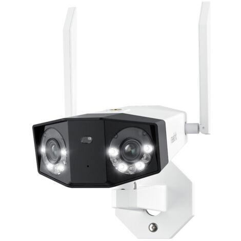Reolink – Caméra de surveillance 4K 8MP WiFi 5 GHz/2,4 GHz – Vision nocturne couleur – Détection intelligente – Champ de vision 180° - HD 4 K