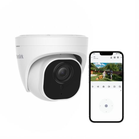 Reolink – Caméra de surveillance extérieure 5MP PoE – Vision nocturne IR 30m – Détection intelligente personnes/véhicules – Étanche IP66