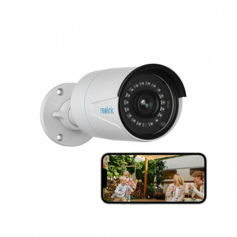 Reolink – Caméra de surveillance extérieure 5MP PoE – Vision nocturne IR jusqu'à 30m – Détection intelligente personne/véhicule – Étanchéité IP66