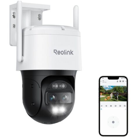 Reolink – Caméra de surveillance PTZ 4K 8MP WiFi 2,4/5 GHz – Zoom 6X – Détection AI humaine/véhicule/animal – Vision nocturne couleur jusqu'à 15m
