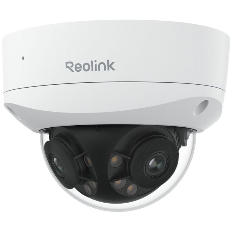 4K Caméra de surveillance PoE anti-vandalisme IK10 avec panorama à 180°, Caméra de sécurité PoE série Duo - Reolink