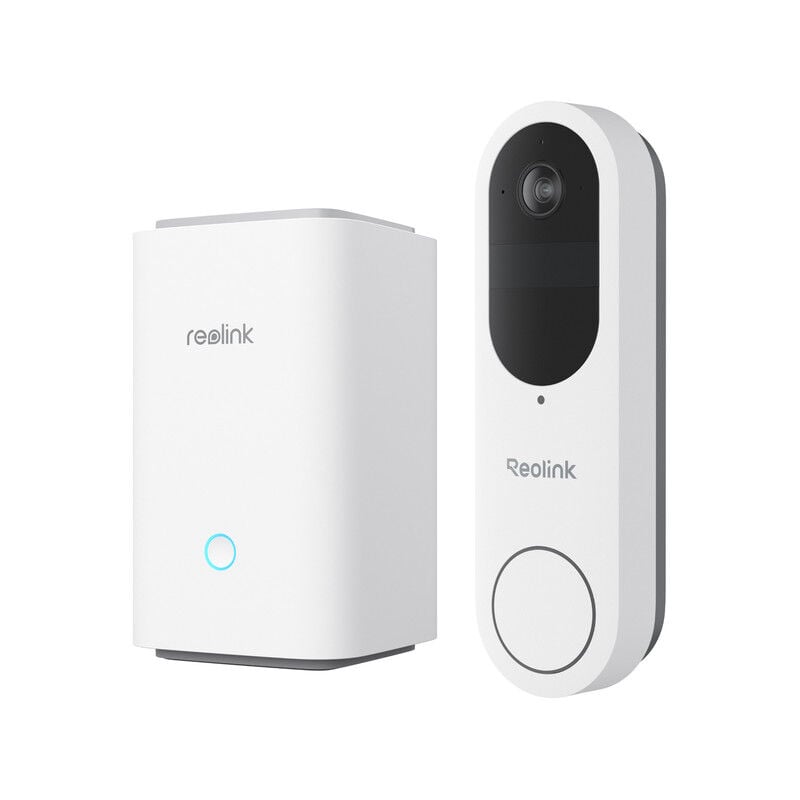 Reolink - sonnette à batterie Wi-Fi 2K avec Home Hub - Visiophone sans Fil, Vision Nocturne, Audio Bidirectionnel, Détection de