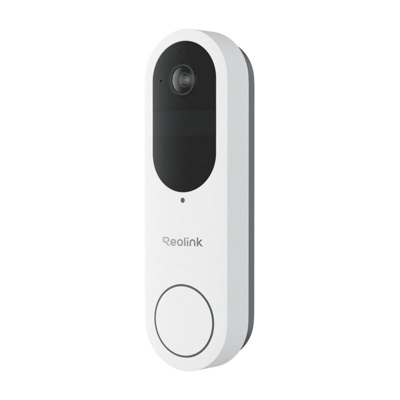 Reolink - Sonnette à batterie Wi-Fi double bande, Visiophone sans Fil à Batterie 2K - Vue tête-à-pied 1:1, Vision Nocturne, Audio Bidirectionnel,