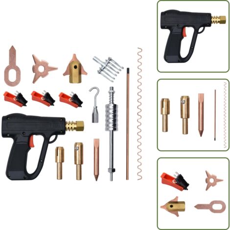 Reparación de coches - vidaXL Kit de soldador para reparar abolladuras 86 piezas - Herramientas para reparación
