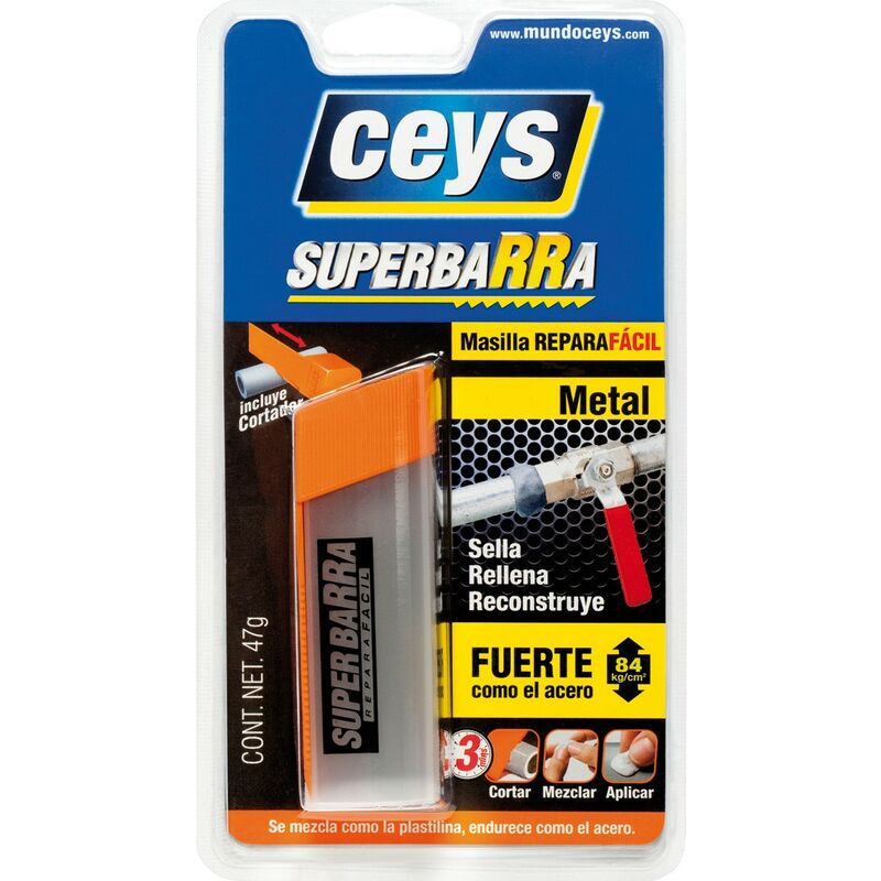 

Reparador epoxi barra metal