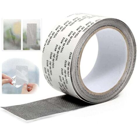 Réparation De Fenêtres Ruban Adhésif Pour écran, Fibre De Verre Patch étanche, Réparation De tente Pour Anti Insectes Moustiquaire（5cmX2m）